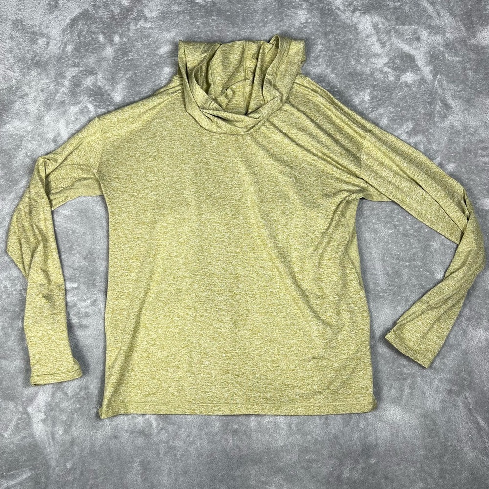 Athleta Hoodie Womens Medium Uptempo II Green Athletic Gym Lounge Outdoors Run - Picture 4 of 7